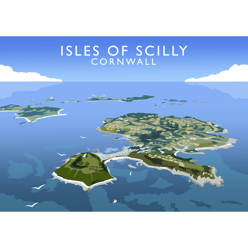 East Urban Home Poster Isles of Scilly von Richard O'Neil Wayfair.de